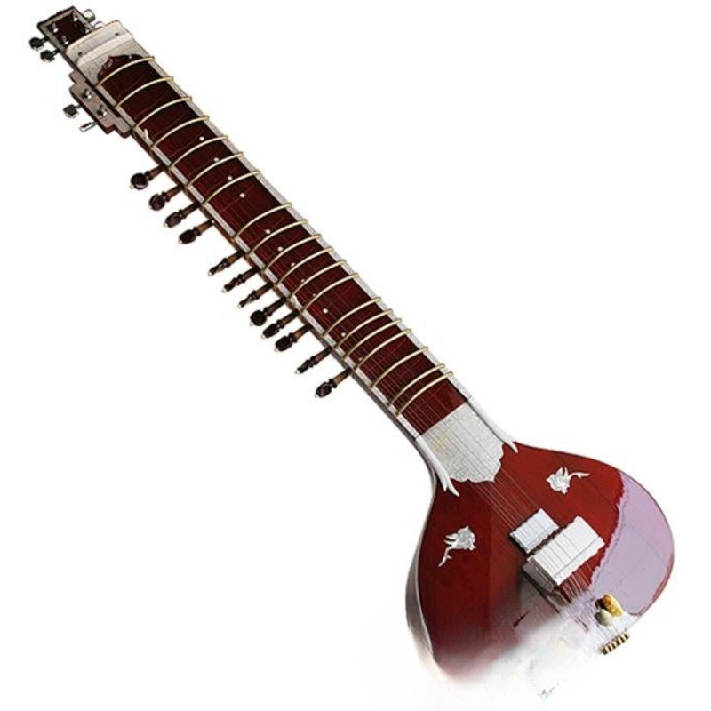 Musical Instrument Sitar - Instrumenty muzyczne, Elektryczna sitara, Twardy futerał
