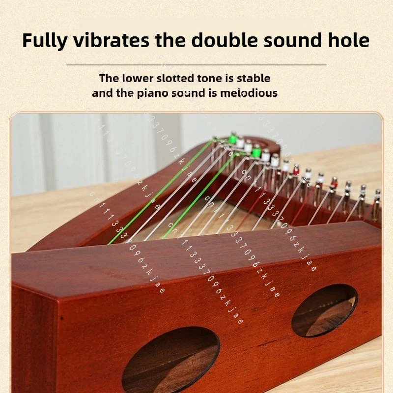 Ręcznie Robiona 15-tonowa Harf – Musical Instrument Harp recenzja i cena