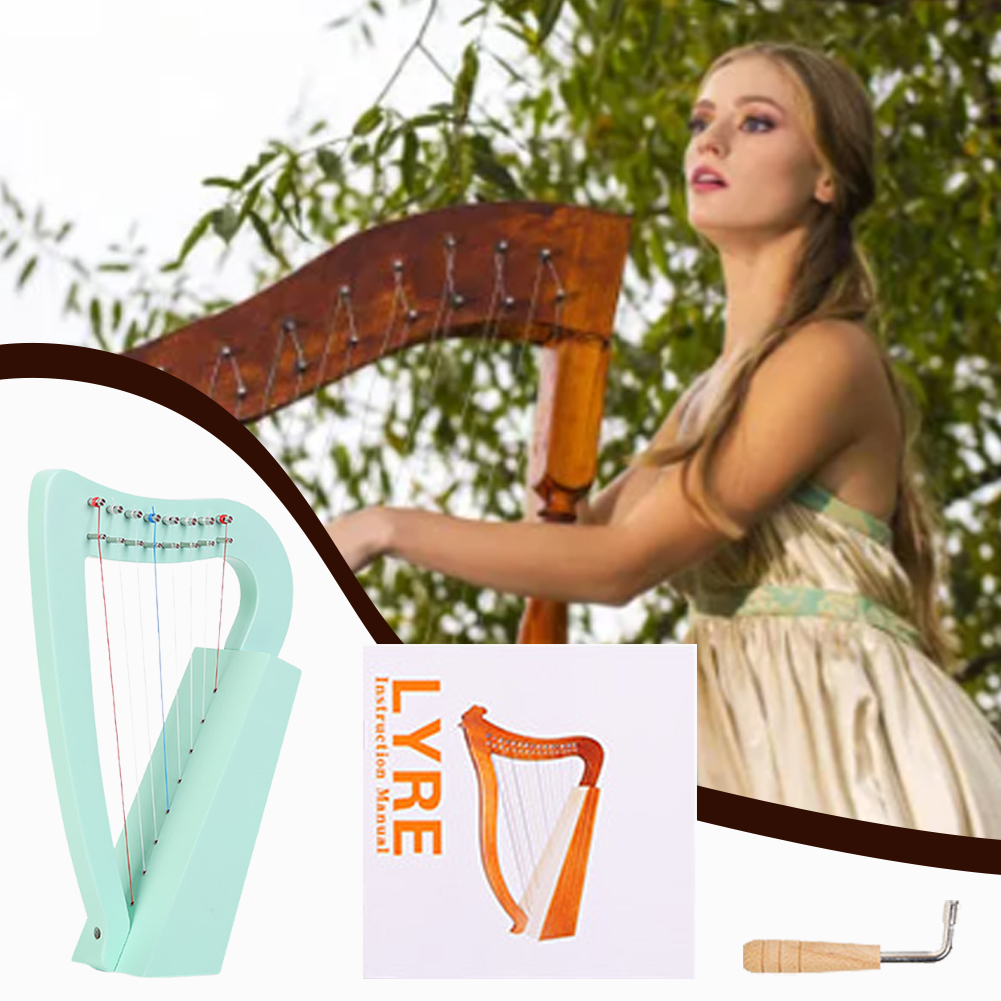 Harfa lira 8-strunowa z litego – Musical Instrument Lyre recenzja i cena