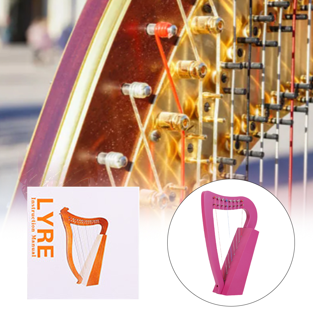 Harfa lira 8-strunowa z litego – Musical Instrument Lyre recenzja i cena