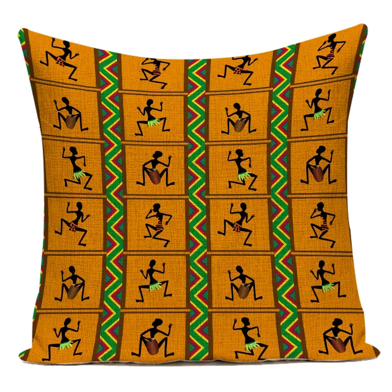 Poszewka na poduszkę Retro Afr – Musical Instrument In Africa recenzja i cena