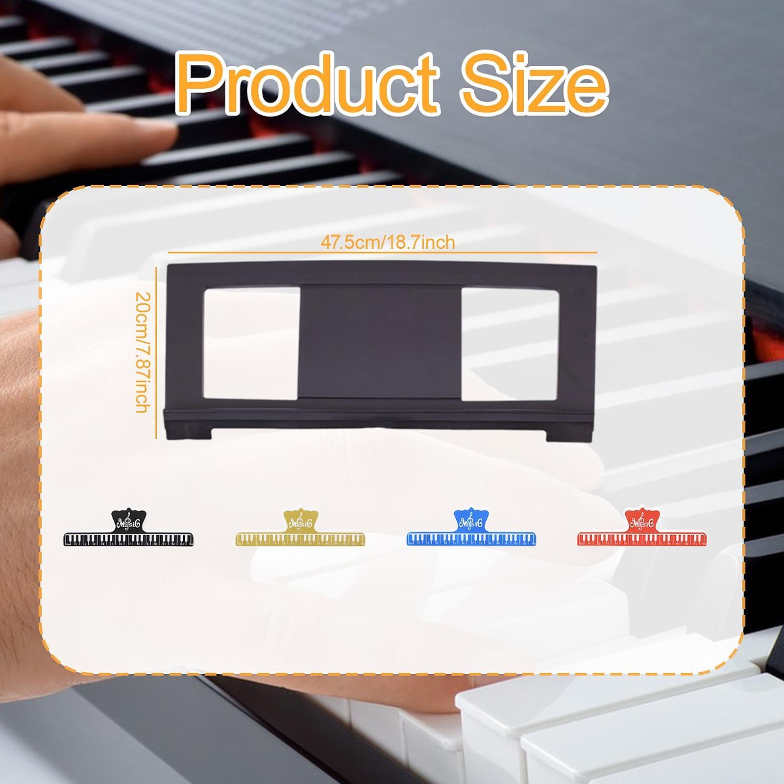 Stabilny stojak na nuty z klip – Musical Instrument Book recenzja i cena
