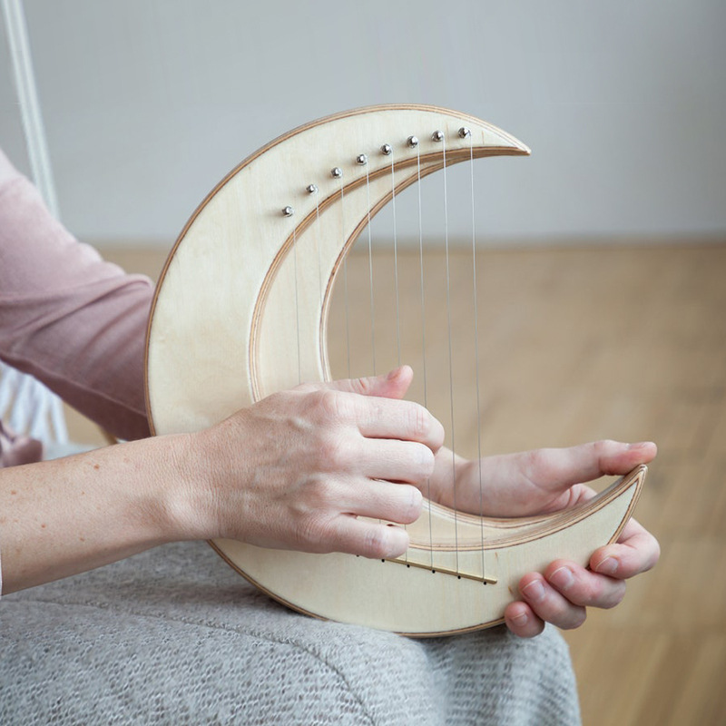 Przenośna harfa 15-strunowa li – Musical Instrument Lyre recenzja i cena