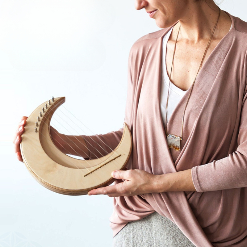 Przenośna harfa 15-strunowa li – Musical Instrument Lyre recenzja i cena
